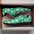 thumbnail image 3 of Marijuana Leaf Shoes for Men Women Running Sneakers Breathable Casual Sport Tennis Shoes Gift for Him Her Black Size 10.5, 3 of 5