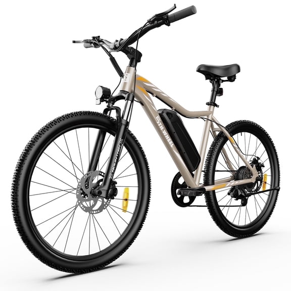 5TH WHEEL WLB17 26" Electric Bike for Adult, 500W Peak Electric Bike with 36V 10.4Ah Removable Battery, Electric Bicycle with 7 Speed, UL2849