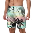 thumbnail image 2 of Fotbe Tropical Summer Palm Men’s Swim Trunks Quick Dry Swim Shorts Board Shorts with Mesh Lining-X-Large, 2 of 9