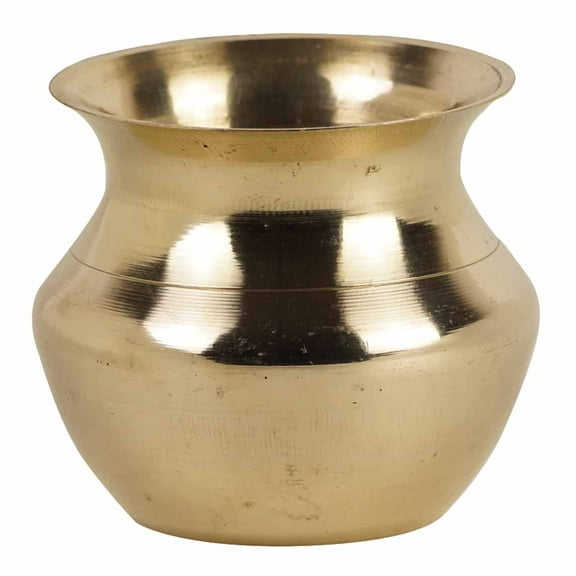 IBA Indianbeautifulart Handmade Brass Kalash Indian Hindu Puja Lota For Festivals