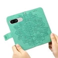 thumbnail image 2 of TECH CIRCLE for Google Pixel 8 Wallet Case for Women, Card Holder Embossed Mandala Flower Flip PU Leather Magnetic Protective Kickstand Cover with Lanyard for Google Pixel 8 6.2" 2023, Green, 2 of 9