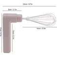 thumbnail image 2 of ZOUSSIQI Electric Egg Beater, Rechargeable Cordless Hand Blender Efficient Handheld Stick Mixer for Making Coffee Baking Bread(purple) CA919-21531, 2 of 8