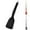 Black, variant on 2-in-1 Silicone Kitchen Spatula Tongs Set for Effortless Flipping and Gripping Non-Stick Foods