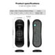 thumbnail image 2 of Air Mouse Keyboard Mini teclado Air Mouse recargable para computadora Android TV, 2 of 9