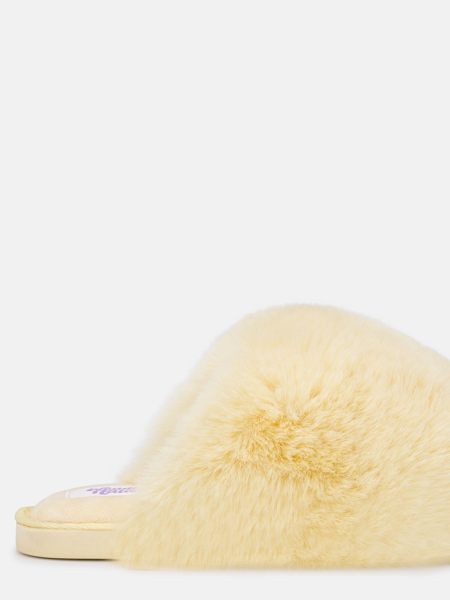 Wonder Nation Toddler, Little & Big Girls Faux Fur Puff Slippers