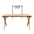 thumbnail image 2 of Étagère de Rangement de Bureau Extérieure Multifonction Ultralégère en Alliage d'Aluminium Étagère Réglable pour Pique-Nique Randonnée Pêche Jardin BBQ, 2 of 8
