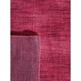 thumbnail image 5 of Rugsotic Carpets Hand Knotted Loom Wool 6'x6' Contemporary Square Area Rug Red L00201, 5 of 7