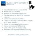 thumbnail image 3 of YoLink Outdoor Security Siren & Smart Alarm Controller Kit - Loud 110 dB, Wireless, Battery-Powered, 1/4 Mile Range, Android-iOS App, Alexa, Google, IFTTT, Home Assistant, Hub Required!, 3 of 10