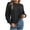 #336-Black, variant on Neewe Sweaters for Women Fashion Solid Crewneck Loose Fit Long Sleeve Contrast Cable Knit Pullover Sweater Jumper Tops