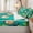 Emerald Teal, variant on Erosebridal Cute Floral Llama Graphic Zipper Twin Comforter Sets with Fitted Sheet and 2 Pillowcases,Hand Letter Text Secondary Tile Zipper Bedding Set,Mint White,4-Piece,Reversible