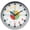Original Face, variant on Owlconic® Kids Learning Wall Clock, Silent Analog Teaching Clock, 10 Inch, Multicolor
