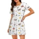 thumbnail image 1 of Disketp Farm Animals para Camisón Corto de Manga Corta para Mujeres, Camisón Cómodo con Escote Redondo, Bonito y Confortable, 1 of 6