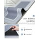 thumbnail image 4 of Alfombra de baño MontVoo, antideslizante, absorbente, de secado rápido, azul, 4 of 7