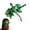 Green, variant on Medieval Dragon Hair Stick, Gothic Dragon Wing Hairpin, Viking Leather Slide with Wood Stick for Women, Cosplay & Daily Wear