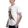 thumbnail image 5 of Jean Michel Basquiat Man's Cotton Round Neck Short Sleeve Tops Stylish Soft Funny T Shirt, 5 of 5