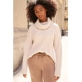 thumbnail image 2 of Ellos Plus Size Chenille Turtleneck Sweater, 2 of 4