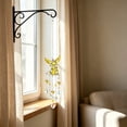 thumbnail image 4 of SLYNSHome Angel Crystal Suncatcher Hanging Ornament,Yellow Heart Prism Light Catcher Pendant, Colorful Beaded Window Hanging Decor For Garden Patio Indoor Home Decor, 4 of 6