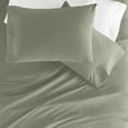 thumbnail image 4 of Ultra Soft & Stretchy Jersey Cotton Bed Sheets Set Wrinkle Free & Breathable Full Sage Bedding by Comfort Canopy, 4 of 9