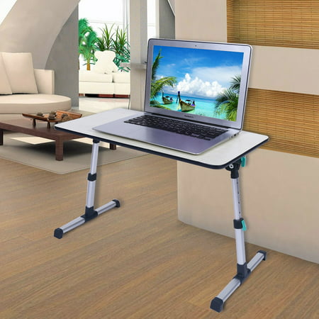 Laptop Desk,Laptop Tray,Ymiko  Adjustable Portable Standing Desk Laptop Computer Table Foldable Sofa Breakfast Bed