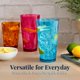 thumbnail image 4 of US Acrylic Optix - Vasos reutilizables de plástico (juego de 16) rocas de 14 onzas y tazas de agua de 20 onzas en colores de tono joya, vasos sin BPA, fabricados en Estados Unidos, aptos para,1, 4 of 16