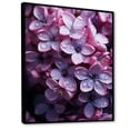 thumbnail image 2 of Designart "Flowers Lilacs" Floral Floater Framed Canvas Wall Art, 2 of 7
