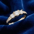 thumbnail image 2 of Pompeii 1ct Diamond Three Stone Ring 14K Yellow Gold (G/H,VS2), 2 of 3