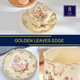 thumbnail image 4 of Set de taza de té y platillo YOLIFE Ceramic Ivory Vintage Rose 240, 4 of 7