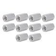 thumbnail image 4 of Coupling Nut, Thread Extension Fastener 10Pcs Rustproof Connector Nuts Durable  For Household, 4 of 8