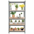 thumbnail image 3 of Gymax 72'' Heavy Duty Steel 5 Level Garage Shelf Metal Storage Adjustable Shelves Unit, 3 of 8