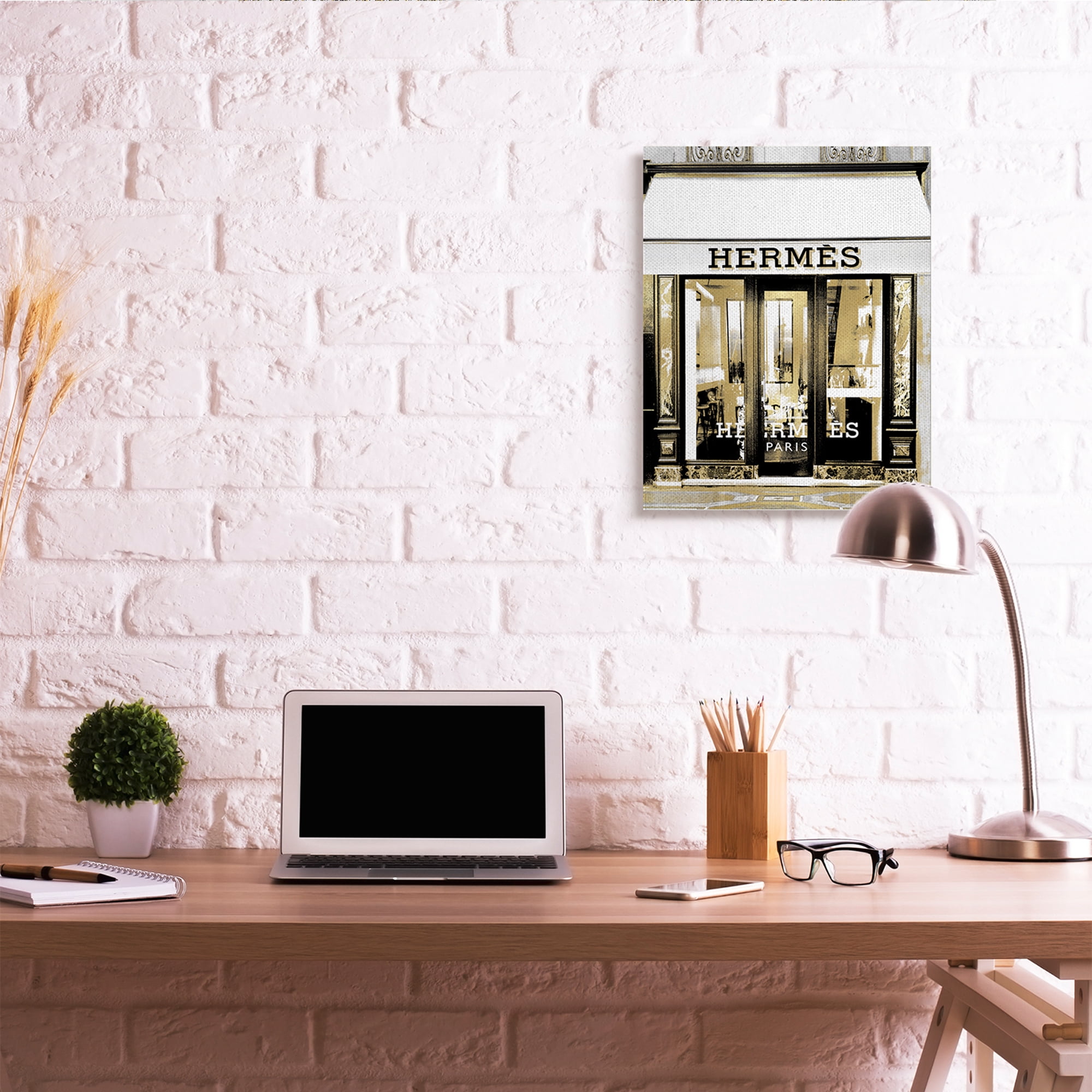 Stupell Industries Classic Fashion Storefront Glam European Architecture Beauty & Fashion Painting Gallery Wrapped Canvas Art Print Wall Art, 24 x 30