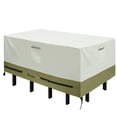 thumbnail image 2 of Muyoka Cubierta para muebles de patio Juego de muebles de patio rectangulares Cubiertas impermeables Juego de mesa para exteriores con correa de hebilla ajustable y 4 rejillas de ventilación Tela Oxfo Muyoka Hogar, 2 of 7