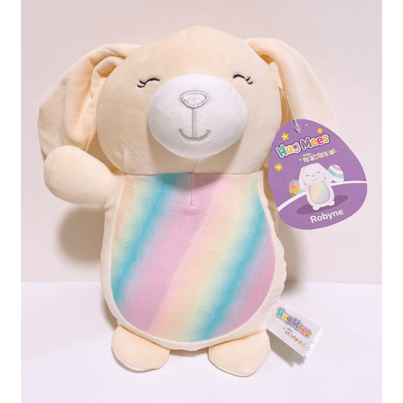 Squishmallows HugMees 2024 Easter 10" Robyne the Bunny Animal Plush Doll Toy