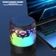 thumbnail image 4 of Ganfancp Pequeño Bluetooth Audio Teenage Boys Bluetooth Speaker Regalo de Moda Cool Night Light Bluetooth Speaker Outdoor Portátil Plug-In Bluetooth Audio Rebajas Flash Deals Bluetooth Audio*1 Cable, 4 of 7