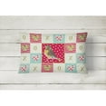 thumbnail image 2 of Spanish Canary Love Canvas Fabric Decorative Pillow, 2 of 3