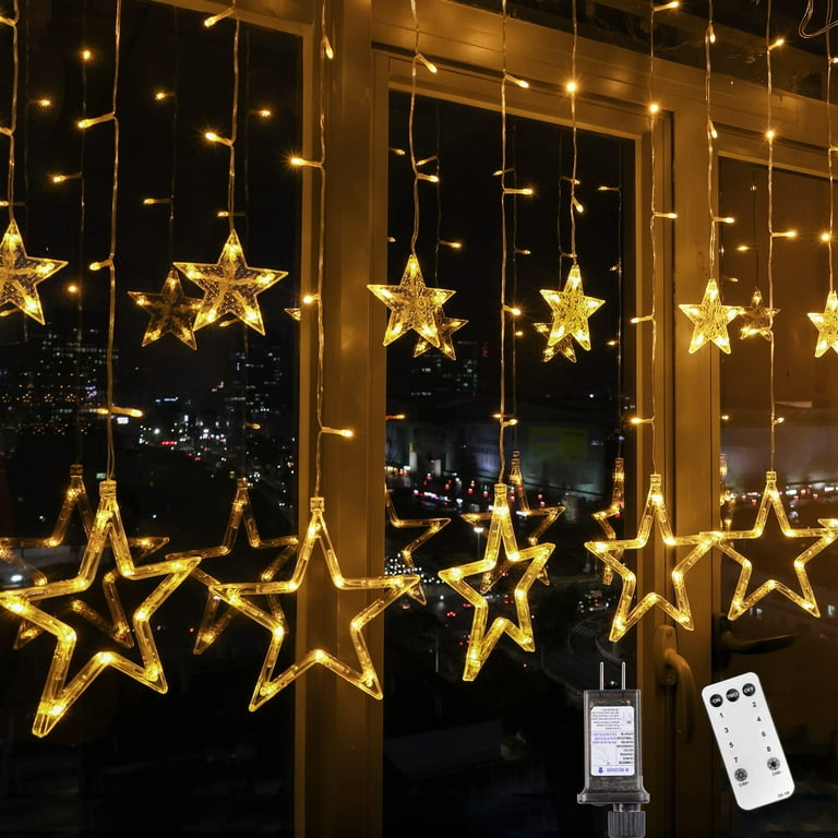 Hanging star deals string lights