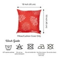 thumbnail image 4 of Nautica Red Reef Square 18" x 18" Throw Pillow Cover Set of 2, 4 of 7