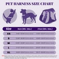 thumbnail image 2 of Jewyow No Pull Dog Harness, Adjustable Dog Vest with Soft Padding, Heavy Duty Dog Harness for Small, Medium, Large Dogs(Purple,M), 2 of 6