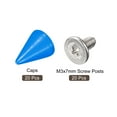 thumbnail image 3 of 20 Sets Cone Spikes Studs 7x10mm Studs and Spike Screw Back Rivet Blue, 3 of 5