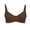 Coffee, variant on Women's Underwire Bra Seamless Unpadded Support Bra with Wide Straps for Lift Comfortable Bra Beige L