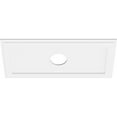 thumbnail image 2 of Ekena Millwork Rectangle Architectural Grade PVC Ceiling Medallion, 2 of 11