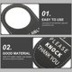thumbnail image 4 of unbranded Señal Colgante De Puerta Para Sala De Conferencias En Cuero Negro Doble Do Not Disturb Y Please Knock, 4 of 6