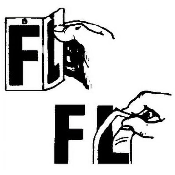 (Price/PK)Seachoice 77131 3" Solid Letter "A" - Black - Pack of 10