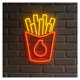 thumbnail image 1 of Letrero Luminoso Neón Con Forma De Patatas Fritas Regulable Para Comida Rápida, Pizzerías, Hamburgueserías, Restaurantes Y Cocinas Decoración 40cm, 1 of 3