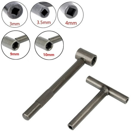 

BCLONG T type Wrench 3/3.5/4/9/10mm Valve Screw Clearance Adjusting Spanner Square Hex