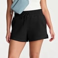 thumbnail image 7 of Guluxicc Women's Athletic Shorts with Pockets Elastic Waist Drawstring Running Short Trousers for Everyday Gym Workout, 7 of 7