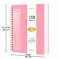 thumbnail image 6 of NIRMIRO B5 Spiral Notebook, 7.5"x10" College Ruled Journal with Ruler & Waterproof PVC Cover, 300 Pages 100GSM Thick Paper for Writing, School, Office & Note Taking, 6 of 8