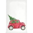 thumbnail image 4 of GZHJMY Christmas Red Car with Tree Kitchen Towels Set of 6 Dishcloths Hand Towels Tea Towels Ultra Absorbent for Cleaning Washing Drying Dishes Tableware 28'' x 18'', 4 of 7