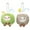 2PCS, variant on 2026 New Coconut Plush Toys, Stuffed Animals Toys Coconut Soft Pillow Toys, Hugging Sleeping Toys, Best Birthday Gifts for Holiday Xmas Easter for Friend and Family (Coconut, 2PCS)