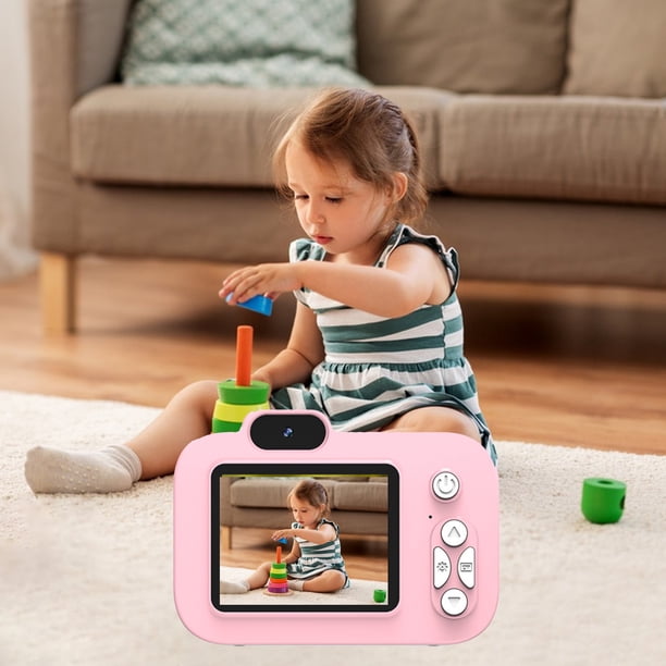 Xihbxyly Ofertas Del Día Ofertas Relámpago Liquidación Mini Cámara Hd Cámara Frontal y Trasera Cámara para Niños Grabadora de Vídeo Digital Debolsillo Delgado
