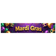 thumbnail image 3 of LUUFILx Mardi Gras Party Banner Decorations Feather Mask Backdrop for Celebration Photography Props Carnival Event Supplies Festive Green Purple Theme Decor, 3 of 8